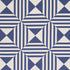 Square In A Square fabric in Navy color - pattern number 87590 - by Schumacher in the Stars and Stripes collection