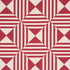 Square In A Square fabric in Red color - pattern number 87591 - by Schumacher in the Stars and Stripes collection