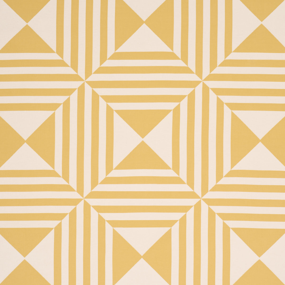Square In A Square fabric in Yellow color - pattern number 87592 - by Schumacher in the Stars and Stripes collection