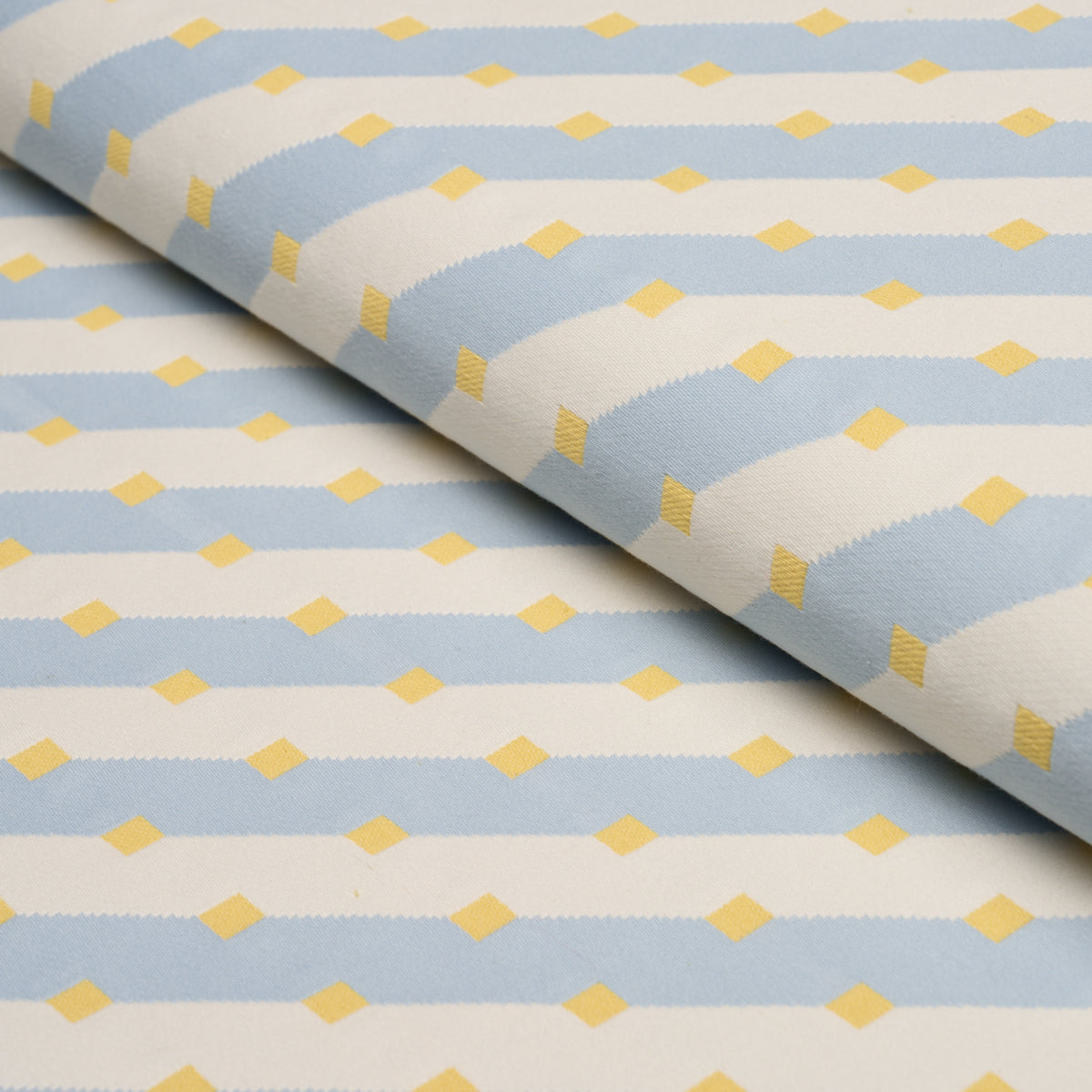 Zilla Stripe fabric in Sky color - pattern number 87612 - by Schumacher in the Stars and Stripes collection