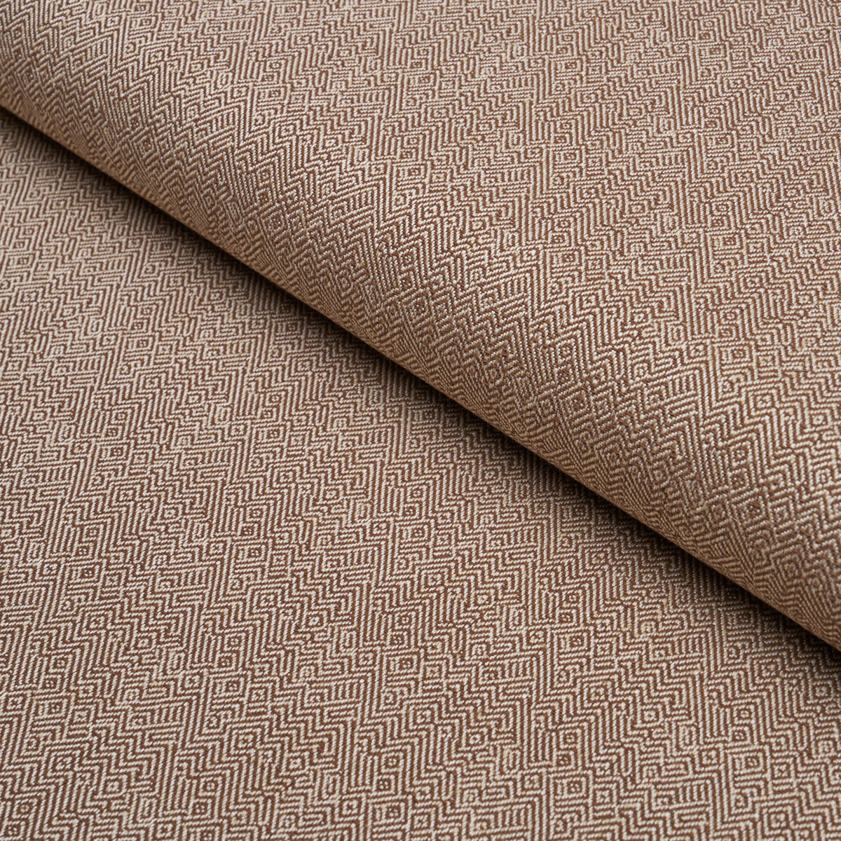 Leona Performance fabric in mocha color - pattern number 87635 - by Schumacher in the Schumacher Utility: Wovens collection