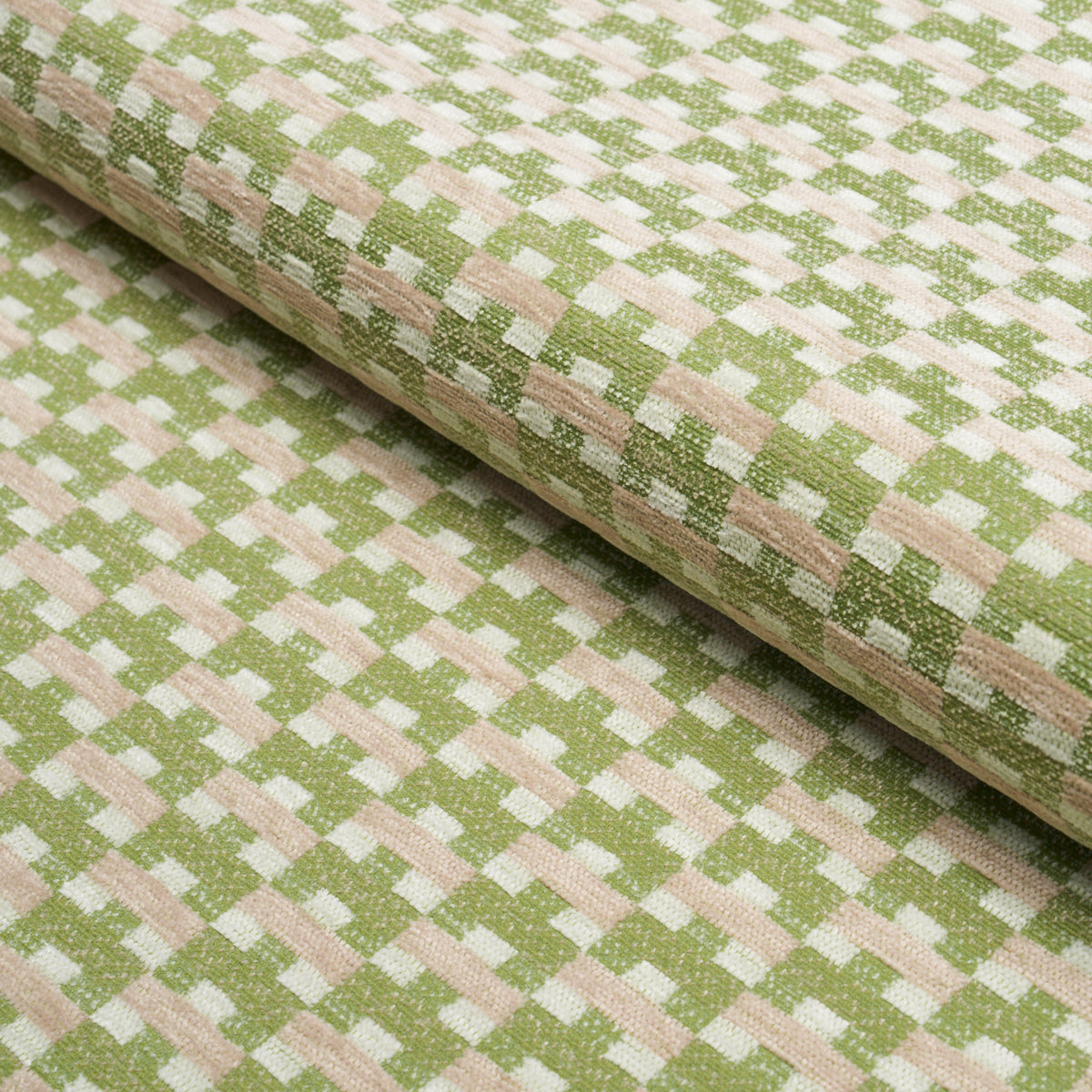 Thatcher Performance fabric in green color - pattern number 87662 - by Schumacher in the Schumacher Utility: Wovens collection