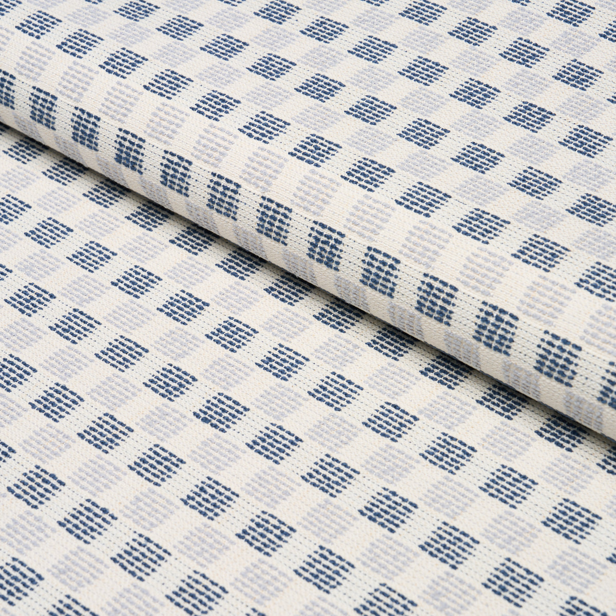 Elara Performance fabric in blues color - pattern number 87671 - by Schumacher in the Schumacher Utility: Wovens collection