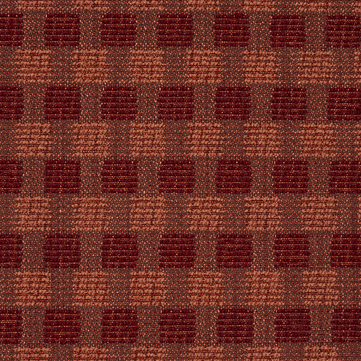 Elara Performance fabric in brick color - pattern number 87673 - by Schumacher in the Schumacher Utility: Wovens collection