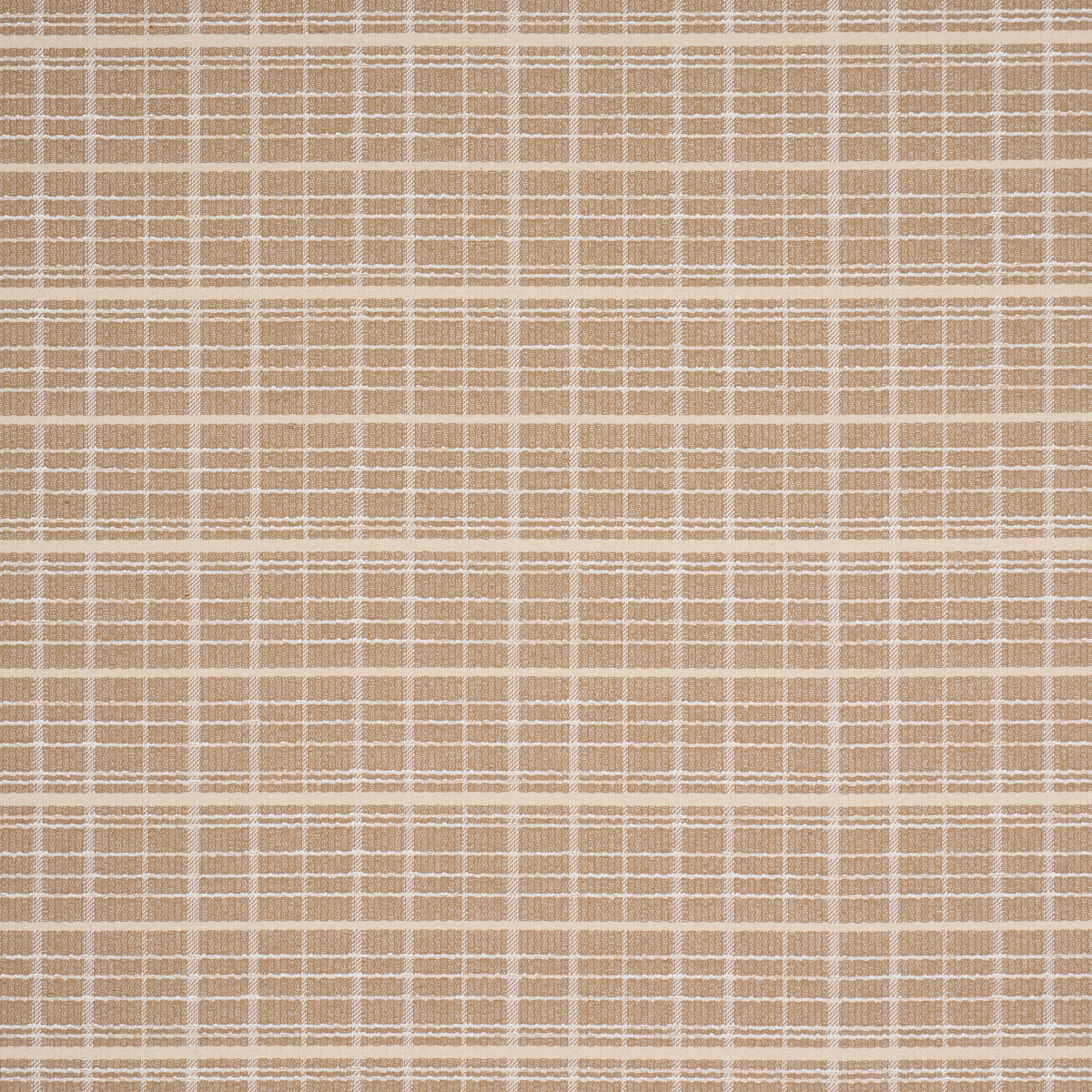 Merrick Performance Plaid fabric in beige color - pattern number 87690 - by Schumacher in the Schumacher Utility: Wovens collection