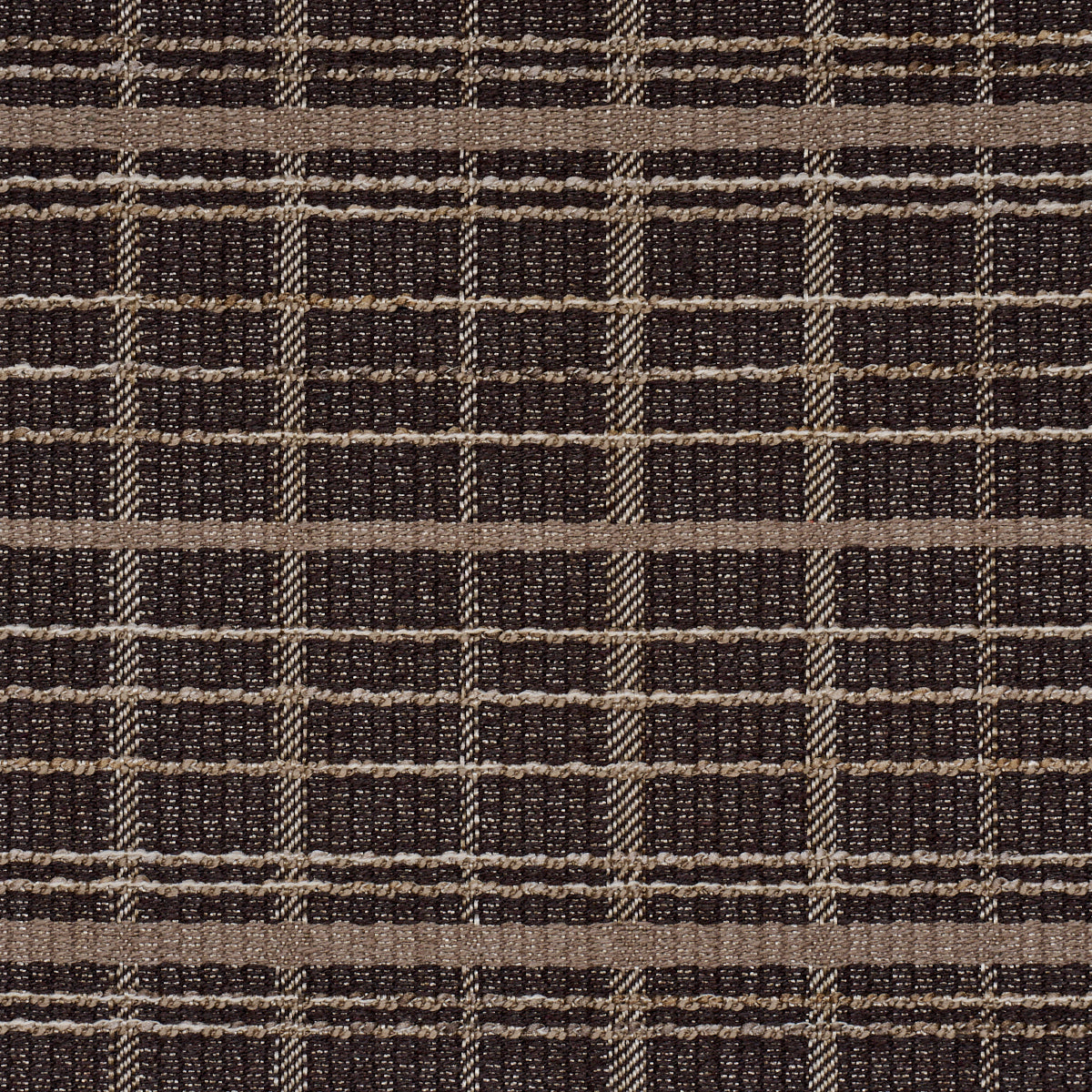 Merrick Performance Plaid fabric in brown color - pattern number 87691 - by Schumacher in the Schumacher Utility: Wovens collection