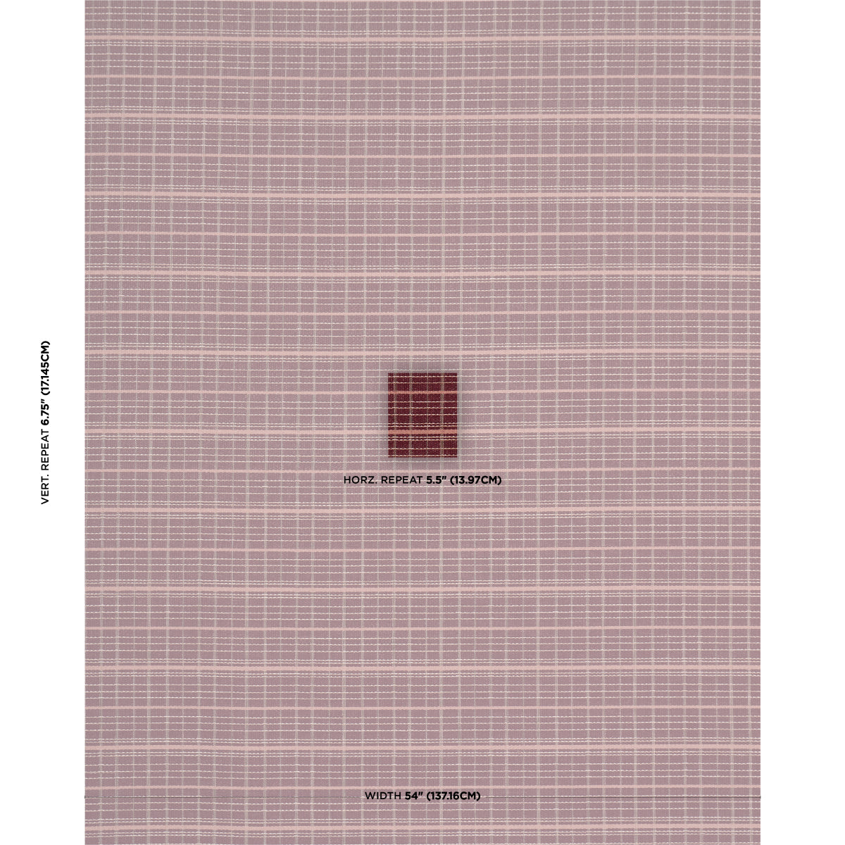 Merrick Performance Plaid fabric in garnet color - pattern number 87693 - by Schumacher in the Schumacher Utility: Wovens collection
