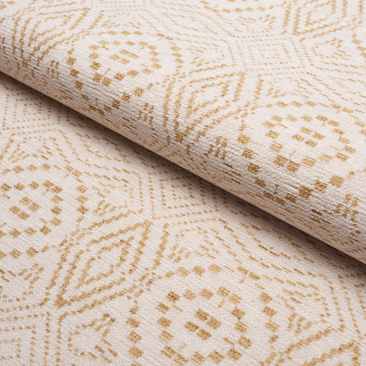 Verana Performance fabric in gold color - pattern number 87700 - by Schumacher in the Schumacher Utility: Wovens collection