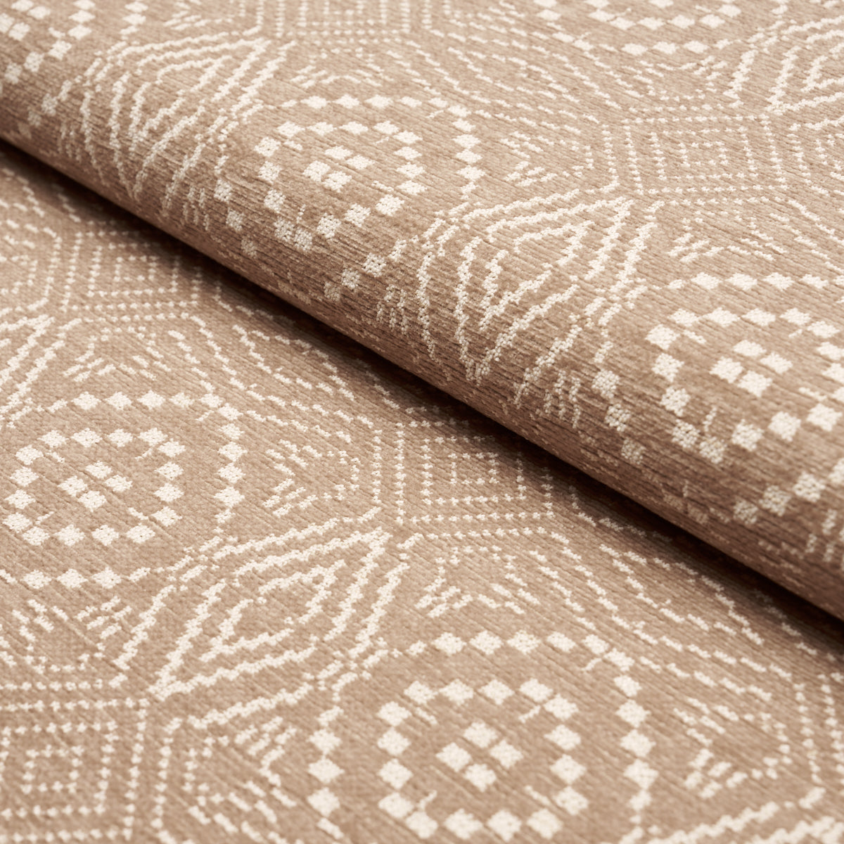 Verana Performance fabric in beige color - pattern number 87701 - by Schumacher in the Schumacher Utility: Wovens collection
