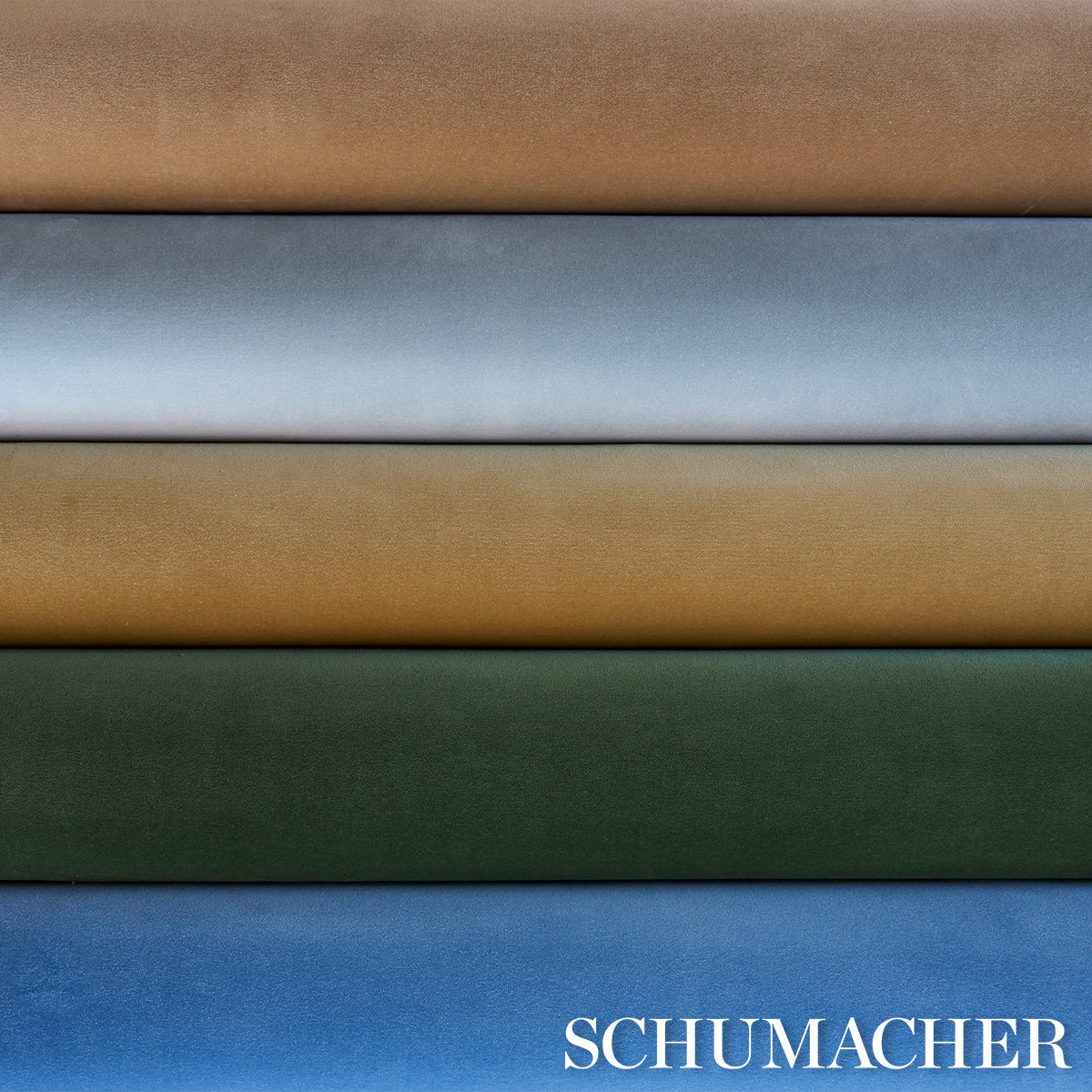 Rocky Performance Velvet fabric in hunter color - pattern number 87714 - by Schumacher in the Perfect Basics: Velvet collection