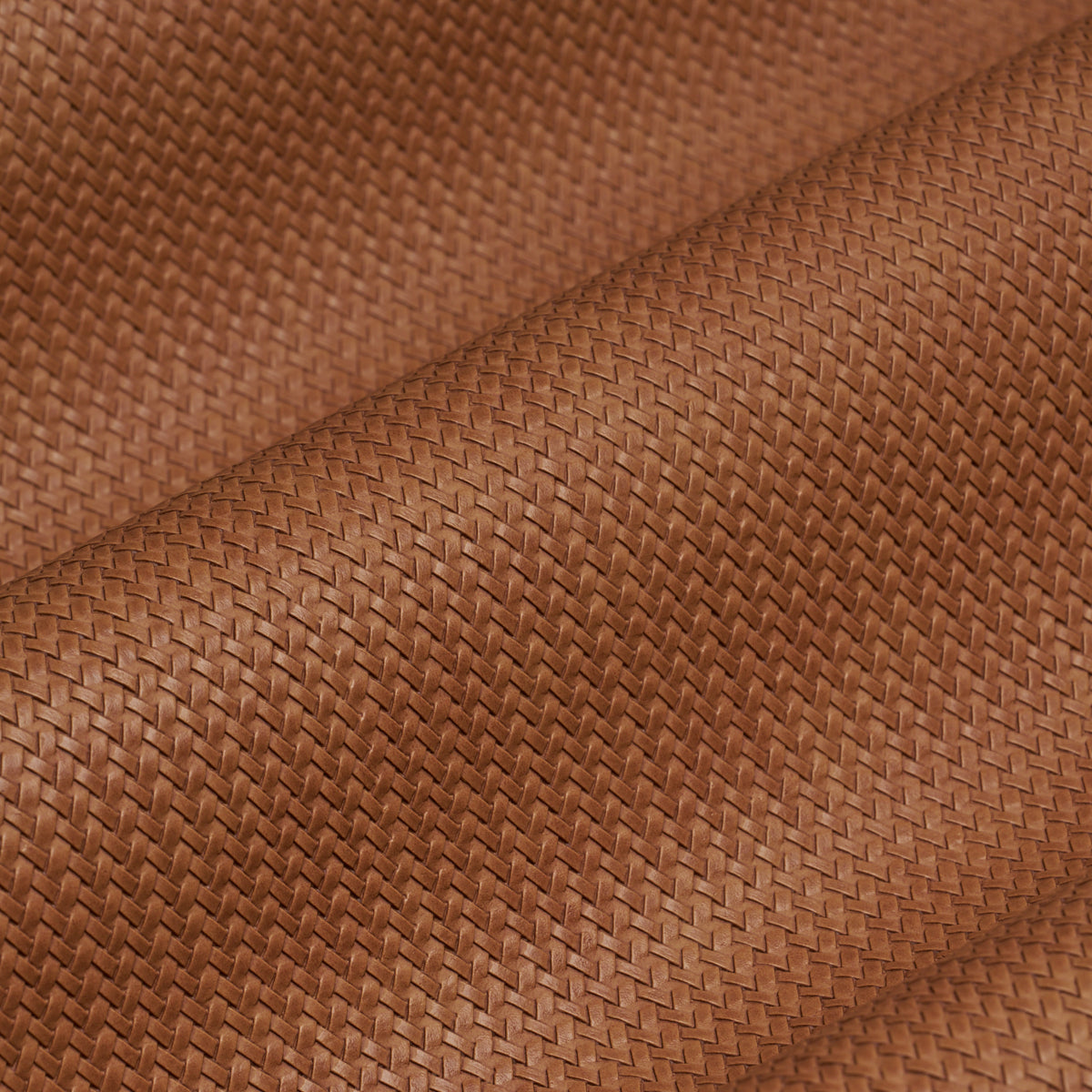 Vegan Leather Rattan Indoor/Outdoor fabric in Caramel color - pattern number 87803 - by Schumacher in the Essentials: Small Scale Upholstery Fabrics collection