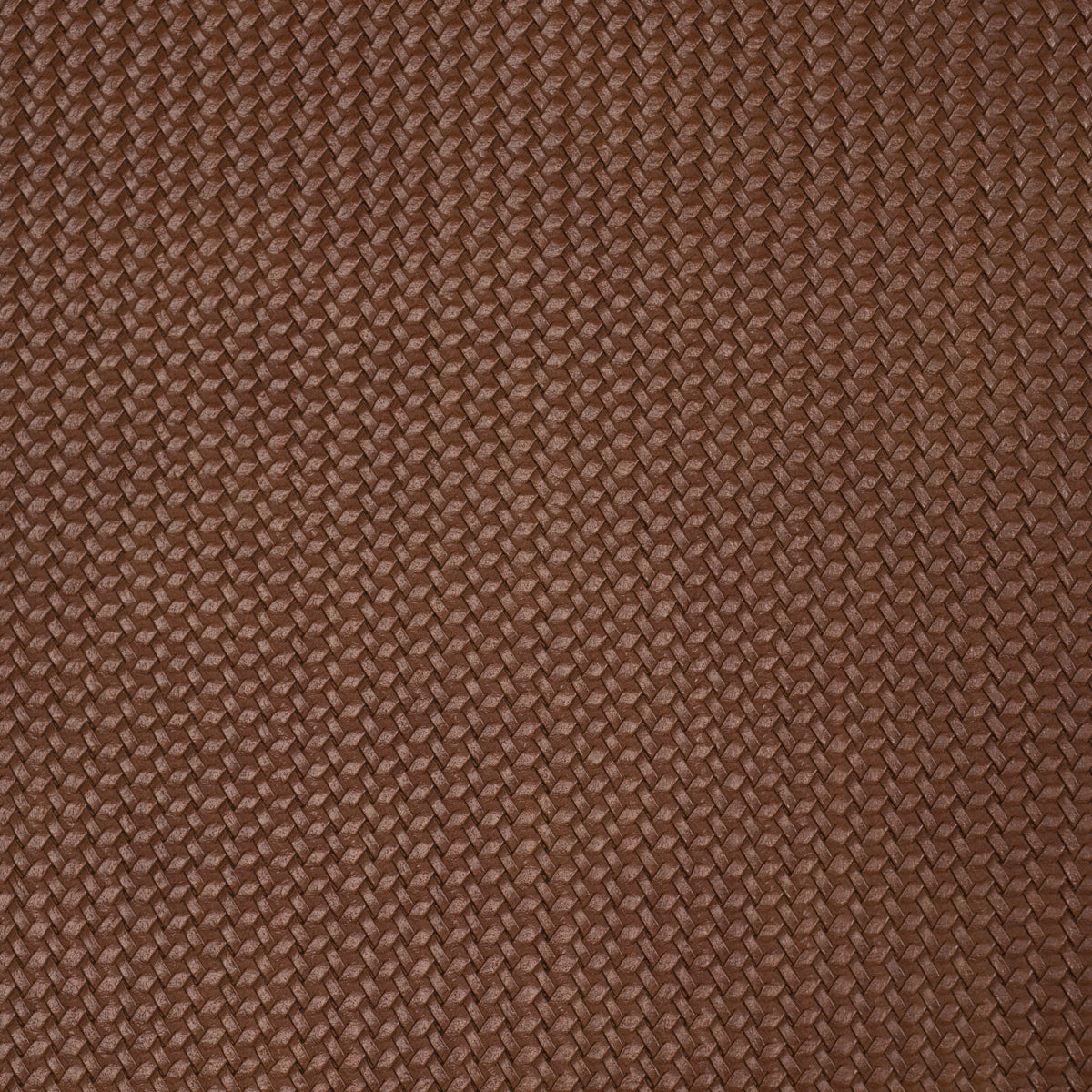 Vegan Leather Rattan Indoor/Outdoor fabric in Chocolate color - pattern number 87804 - by Schumacher in the Essentials: Small Scale Upholstery Fabrics collection