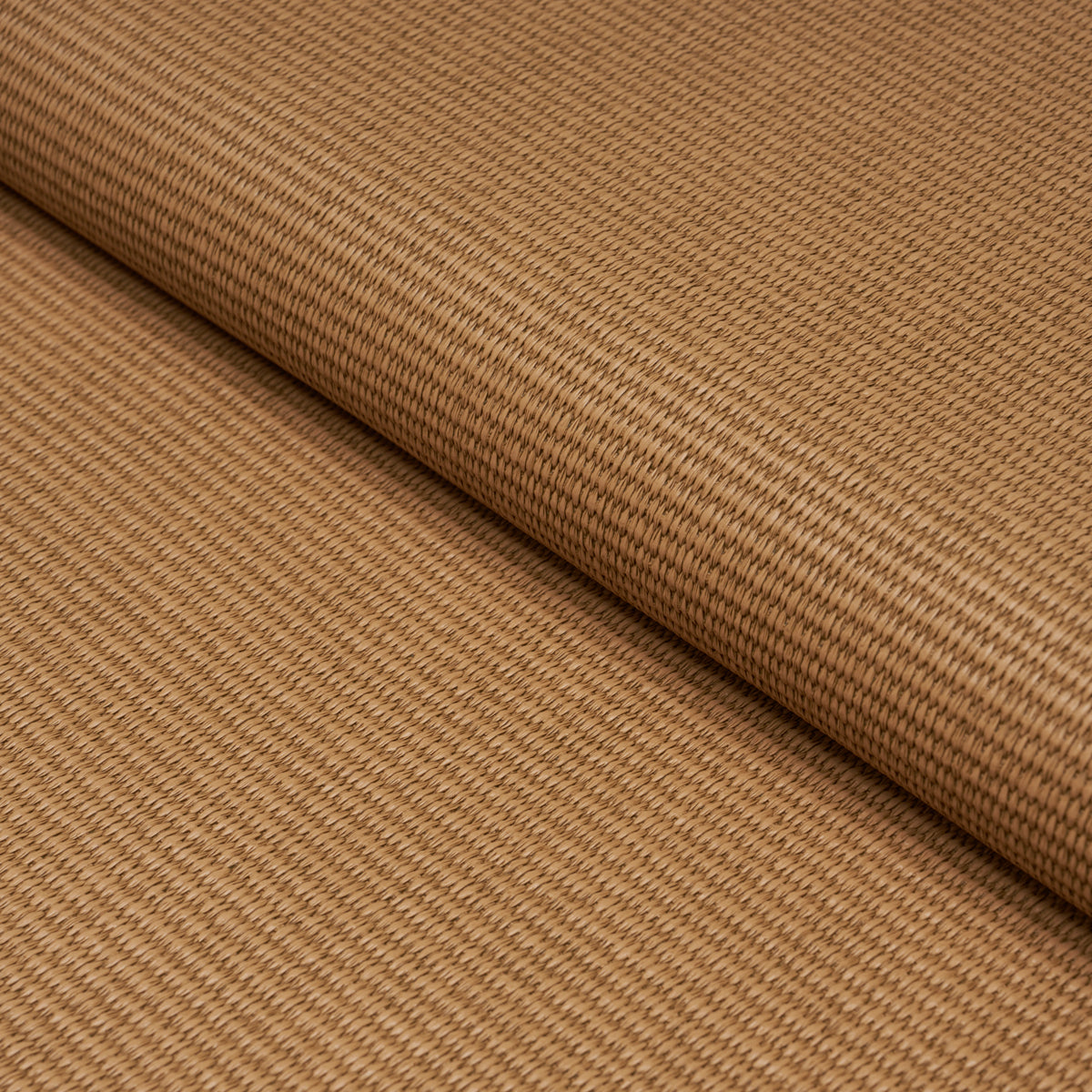 Vegan Leather Basketweave In/Out fabric in Camel color - pattern number 87811 - by Schumacher in the Essentials: Small Scale Upholstery Fabrics collection