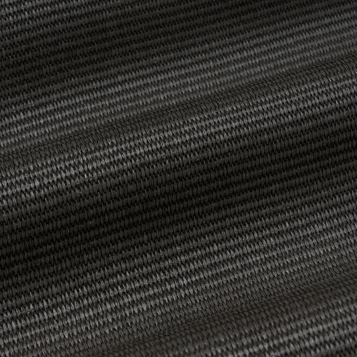 Vegan Leather Basketweave In/Out fabric in Charcoal color - pattern number 87814 - by Schumacher in the Essentials: Small Scale Upholstery Fabrics collection