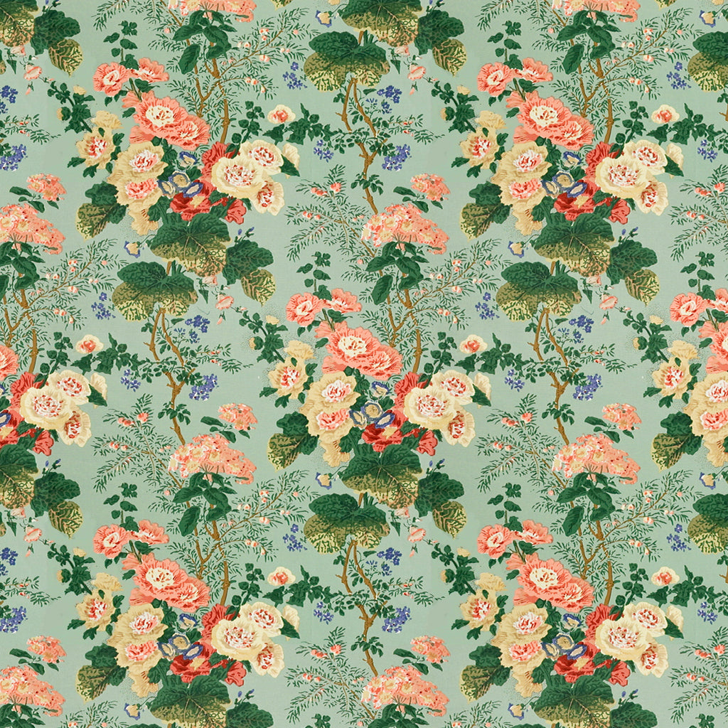 Althea Print Celadon Fabric