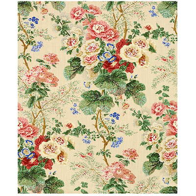 Althea Print fabric in pop/s/cr color - pattern 879020.LJ.0 - by Lee Jofa