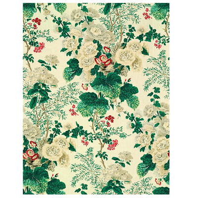 Althea Print fabric in ivory color - pattern 879026.LJ.0 - by Lee Jofa