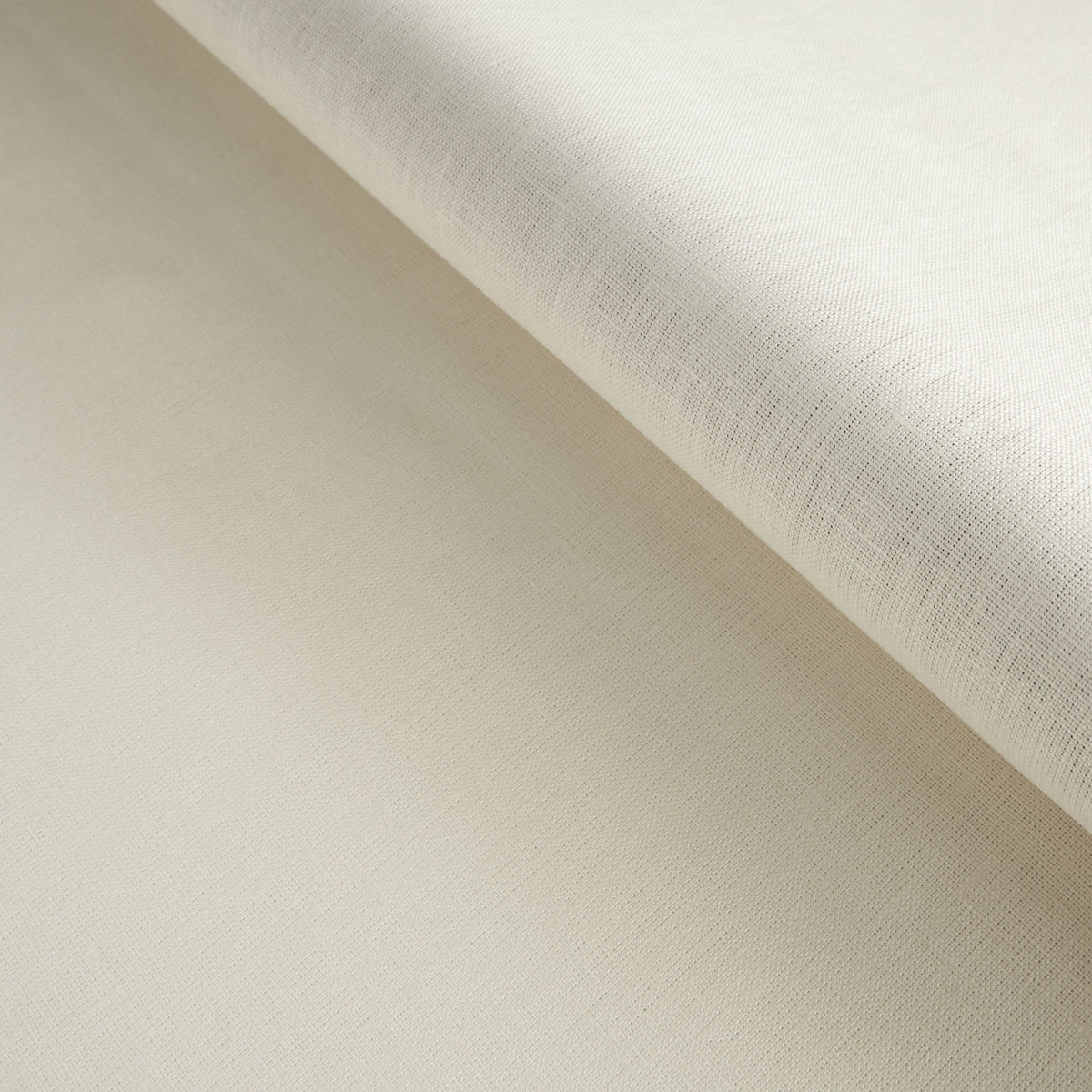 Middleton Linen fabric in ivory color - pattern number 93181 - by Schumacher in the Perfect Basics: Linen collection