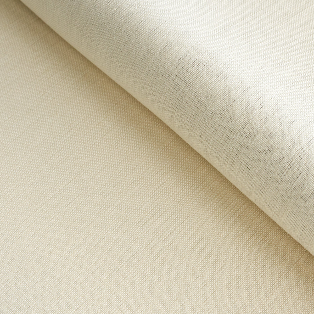 Middleton Linen fabric in cream color - pattern number 93182 - by Schumacher in the Perfect Basics: Linen collection