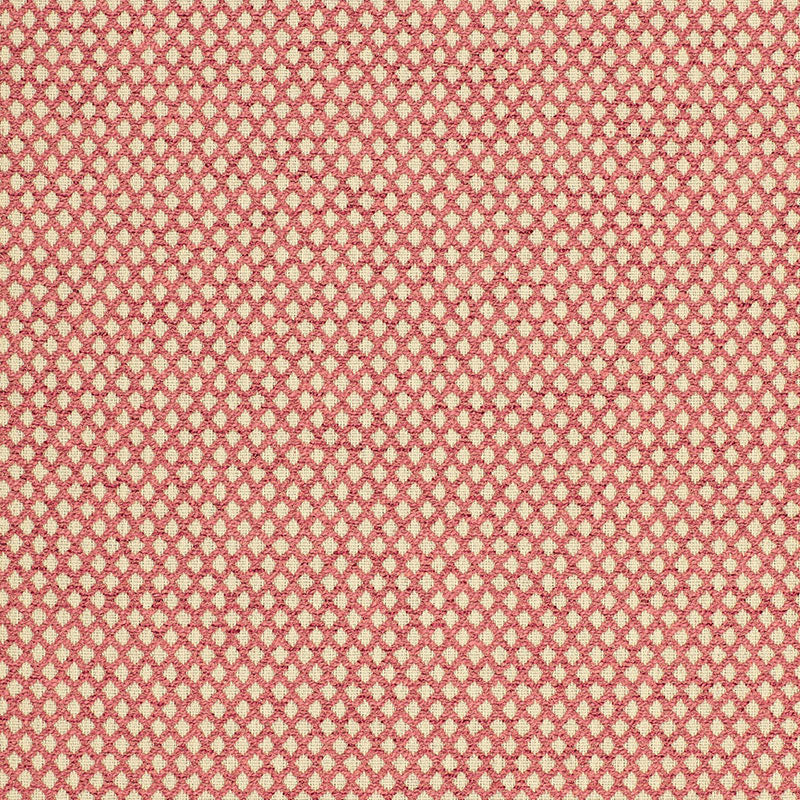 Losange Boucle fabric in cranberry color - pattern number 94850 - by Schumacher in the Chroma collection