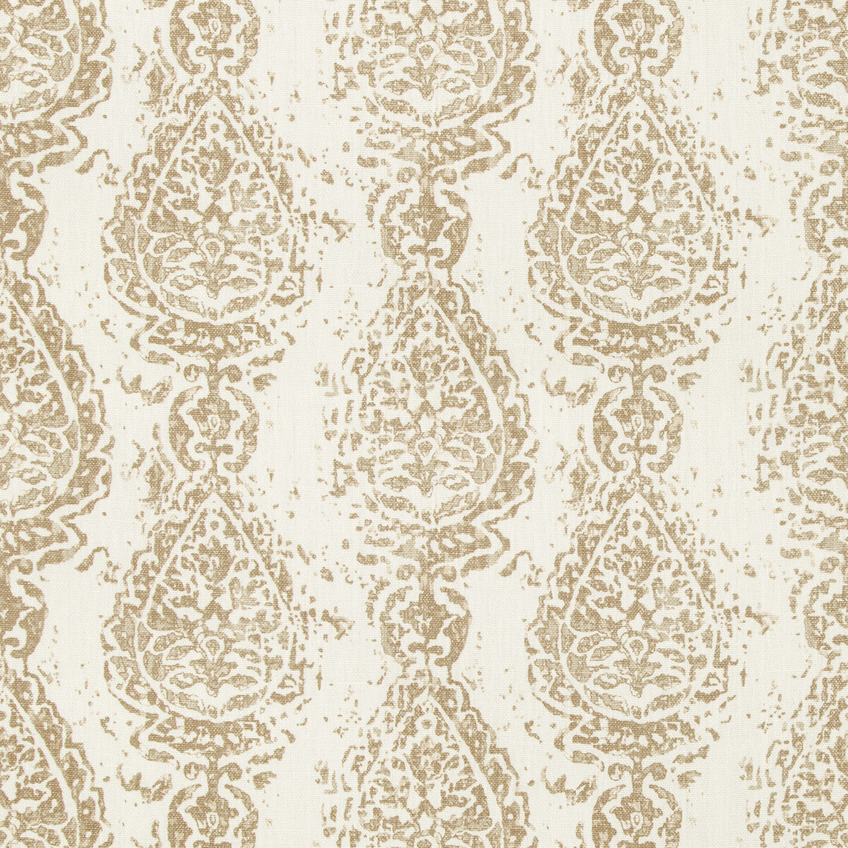 Abbess Paisley fabric in coconut color - pattern ABBESS.16.0 - by Kravet Design in the Barclay Butera Sagamore collection