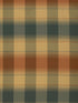Tre Plaid fabric in clay blue color - pattern number AB 07363040 - by Scalamandre in the Old World Weavers collection