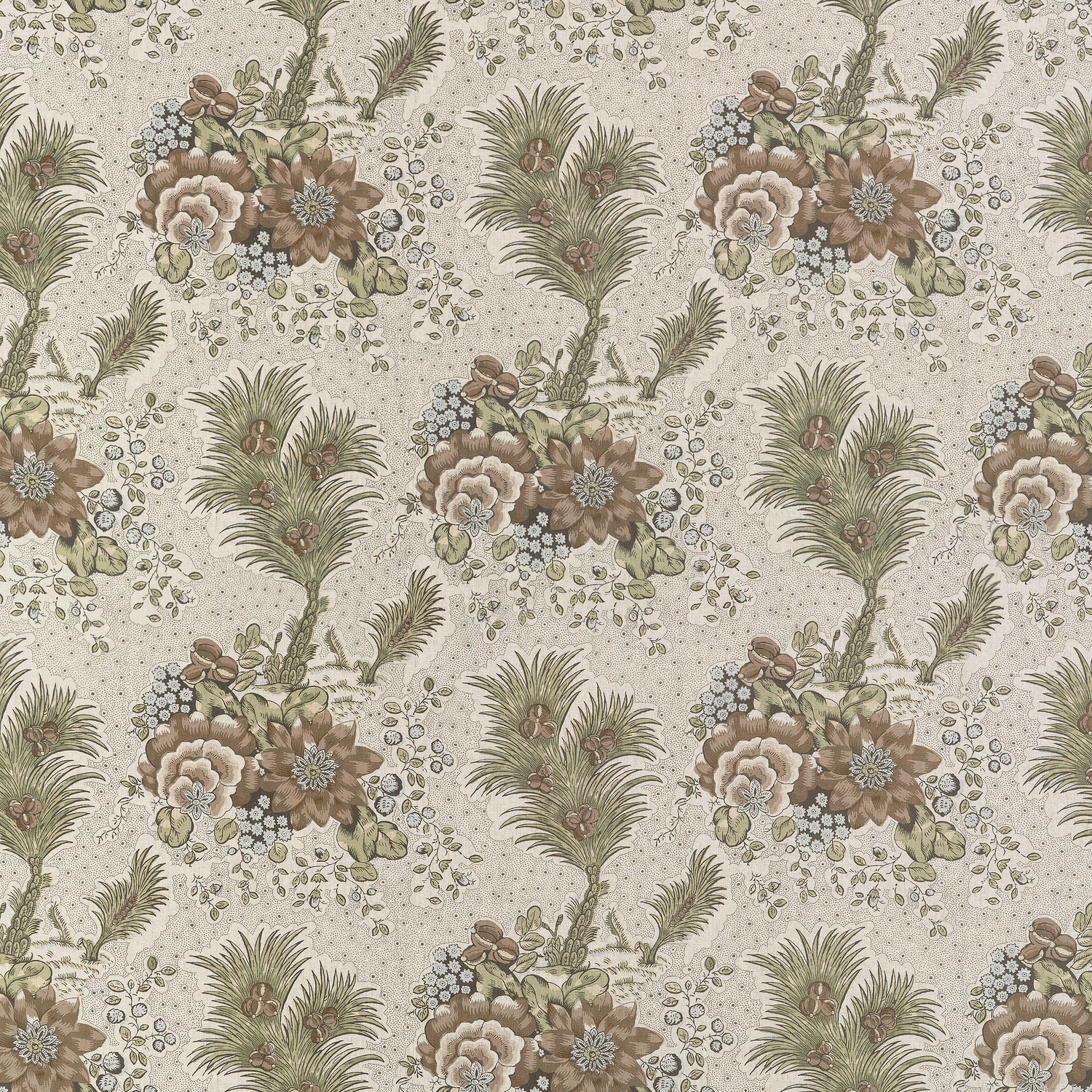 Drexel Hill fabric in brown color - pattern number AF10714 - by Anna French in the Clermont collection