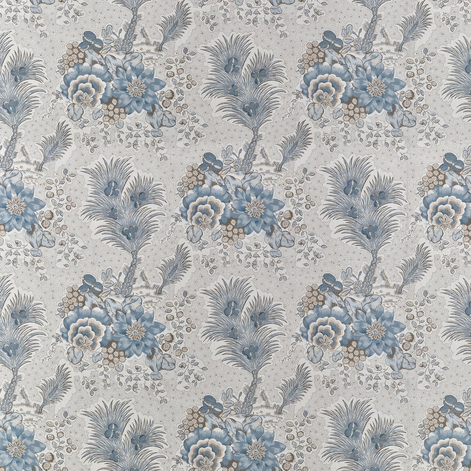 Drexel Hill fabric in spa blue color - pattern number AF10716 - by Anna French in the Clermont collection
