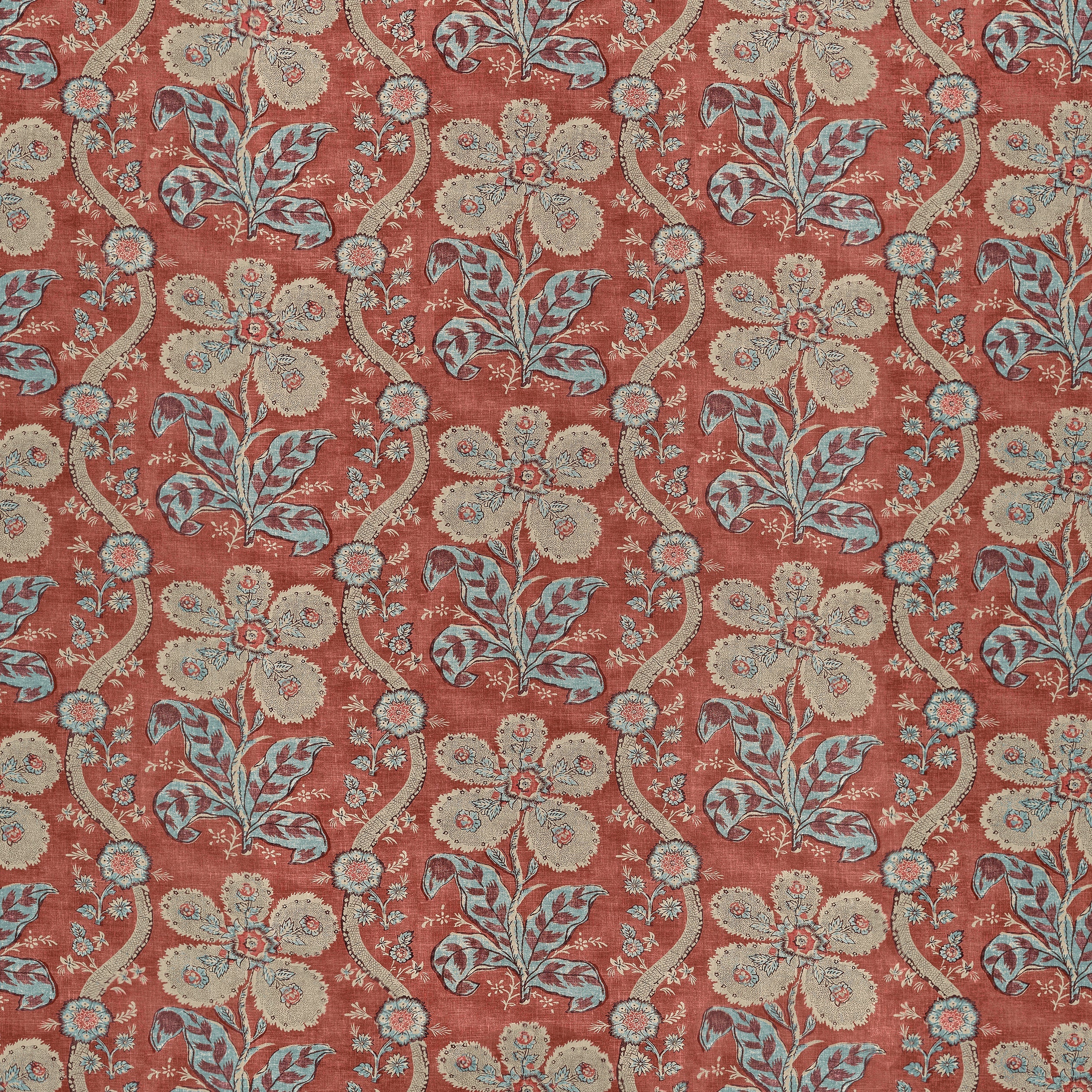 St. Gilles fabric in red color - pattern number AF10718 - by Anna French in the Clermont collection