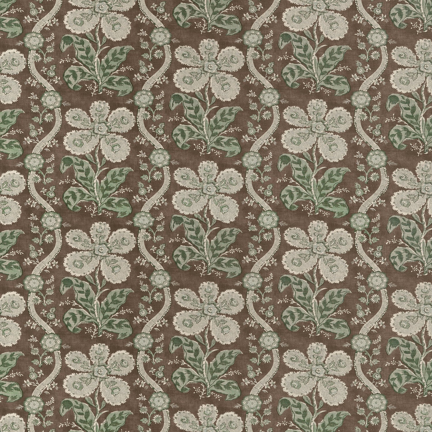 St. Gilles fabric in brown color - pattern number AF10720 - by Anna French in the Clermont collection