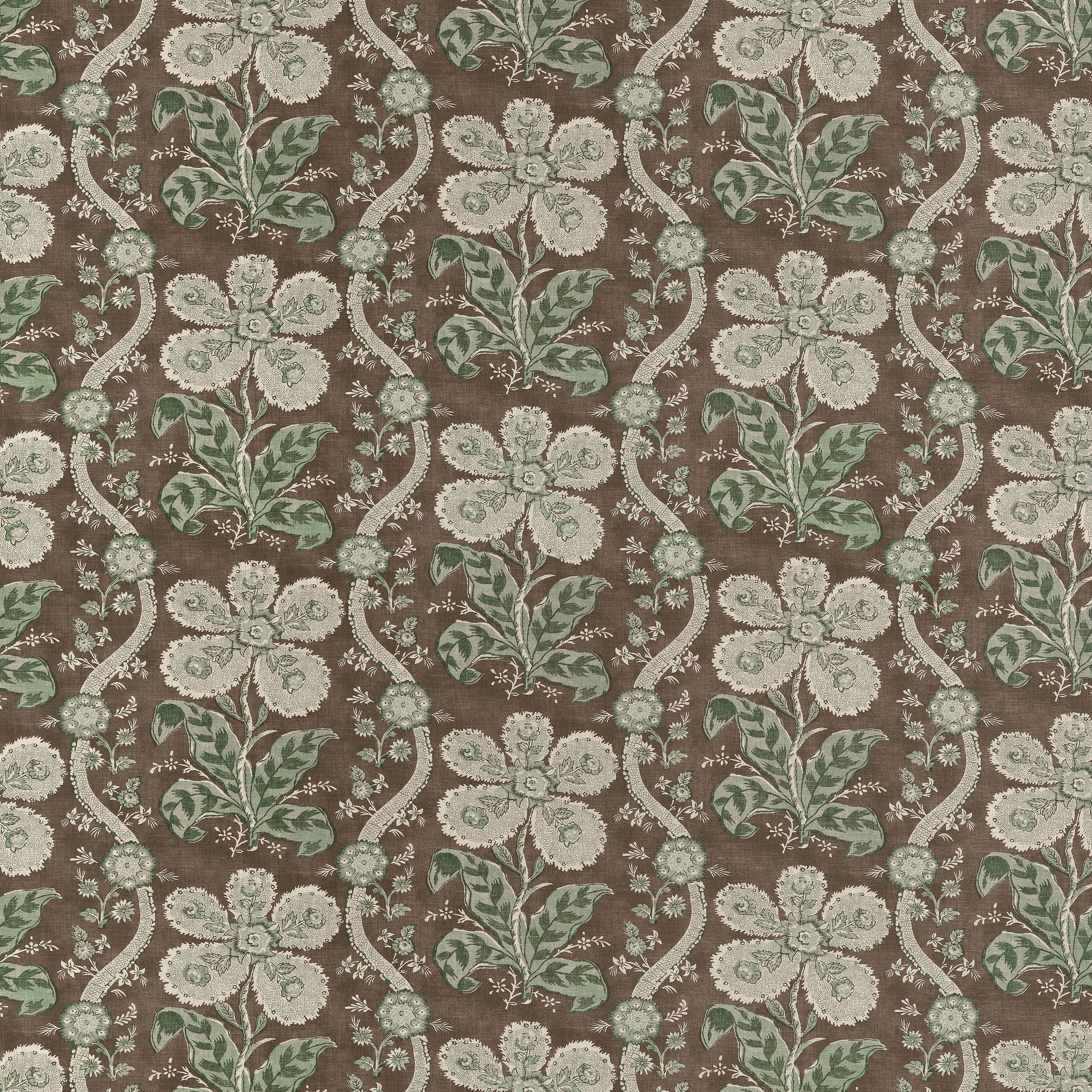 St. Gilles fabric in brown color - pattern number AF10720 - by Anna French in the Clermont collection