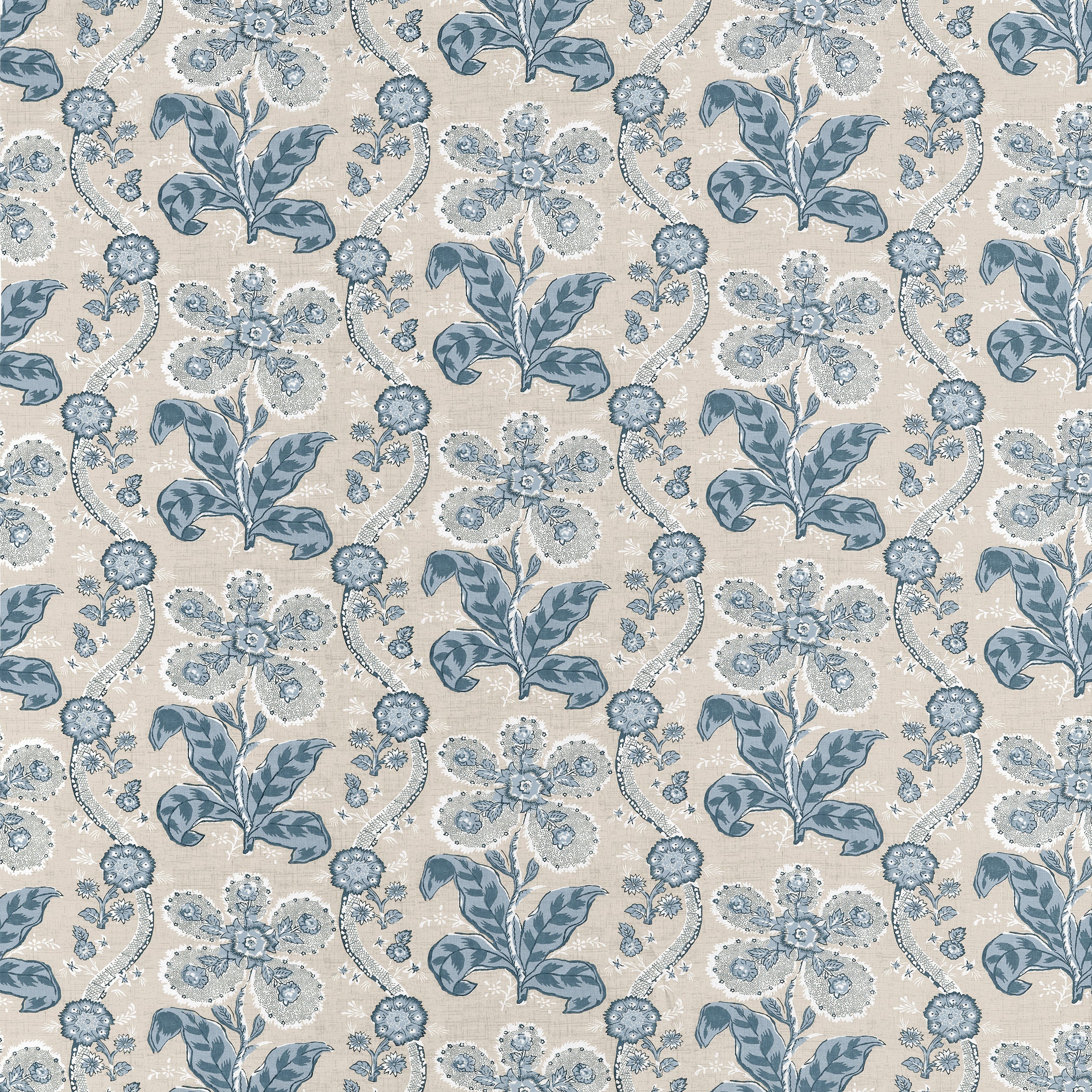 St. Gilles fabric in spa blue color - pattern number AF10722 - by Anna French in the Clermont collection
