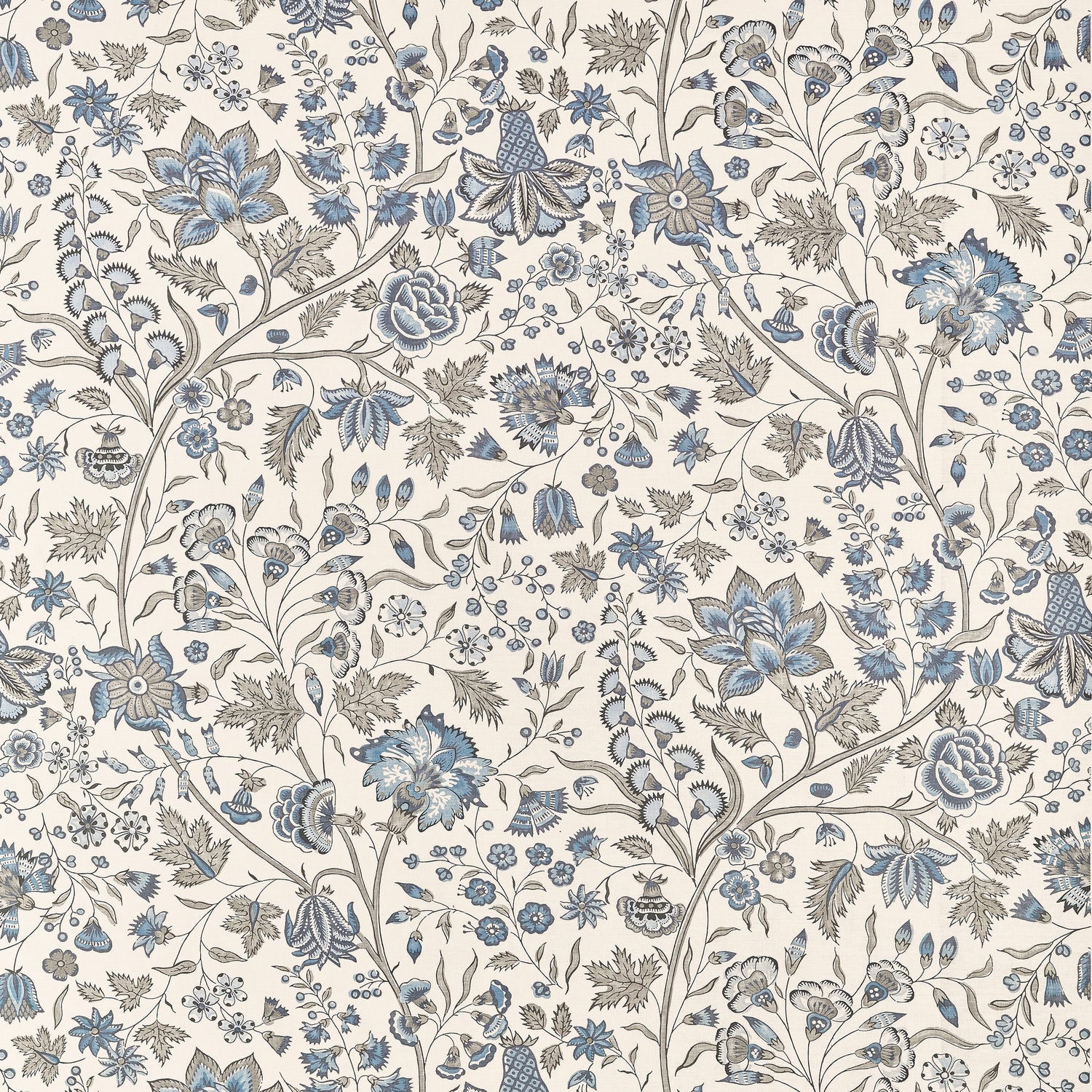 Francois fabric in spa blue color - pattern number AF10728 - by Anna French in the Clermont collection