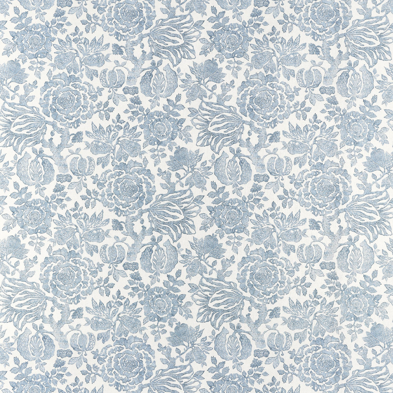Sigourney fabric in blue color - pattern number AF10730 - by Anna French in the Clermont collection
