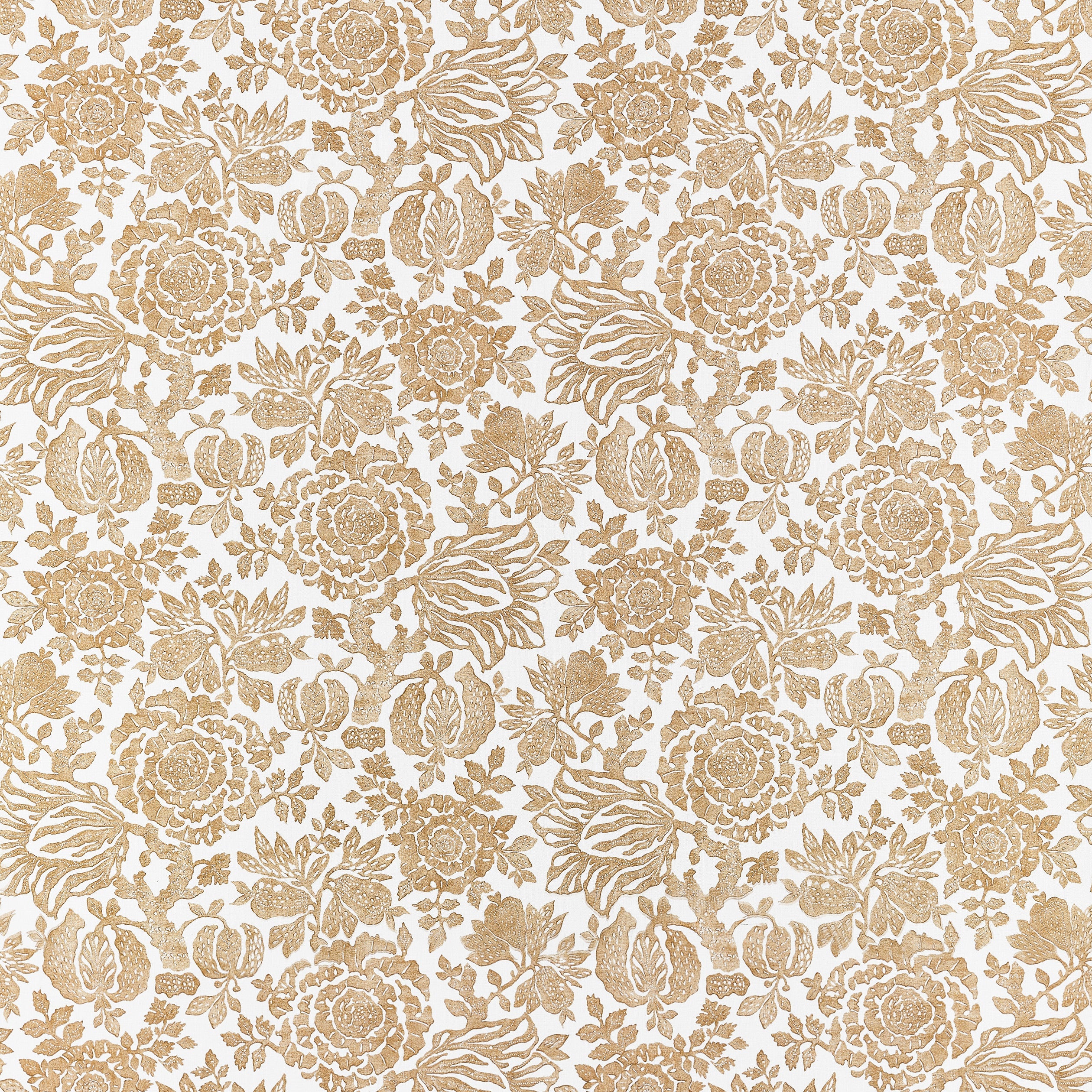 Sigourney fabric in gold color - pattern number AF10731 - by Anna French in the Clermont collection