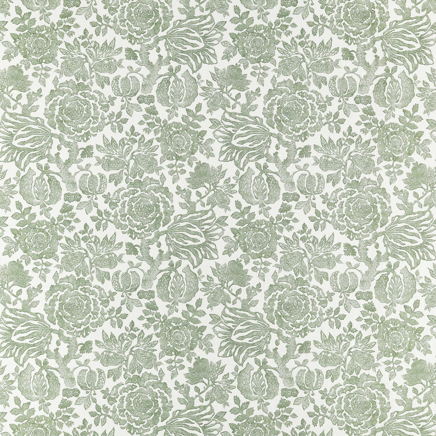 Sigourney fabric in green color - pattern number AF10733 - by Anna French in the Clermont collection
