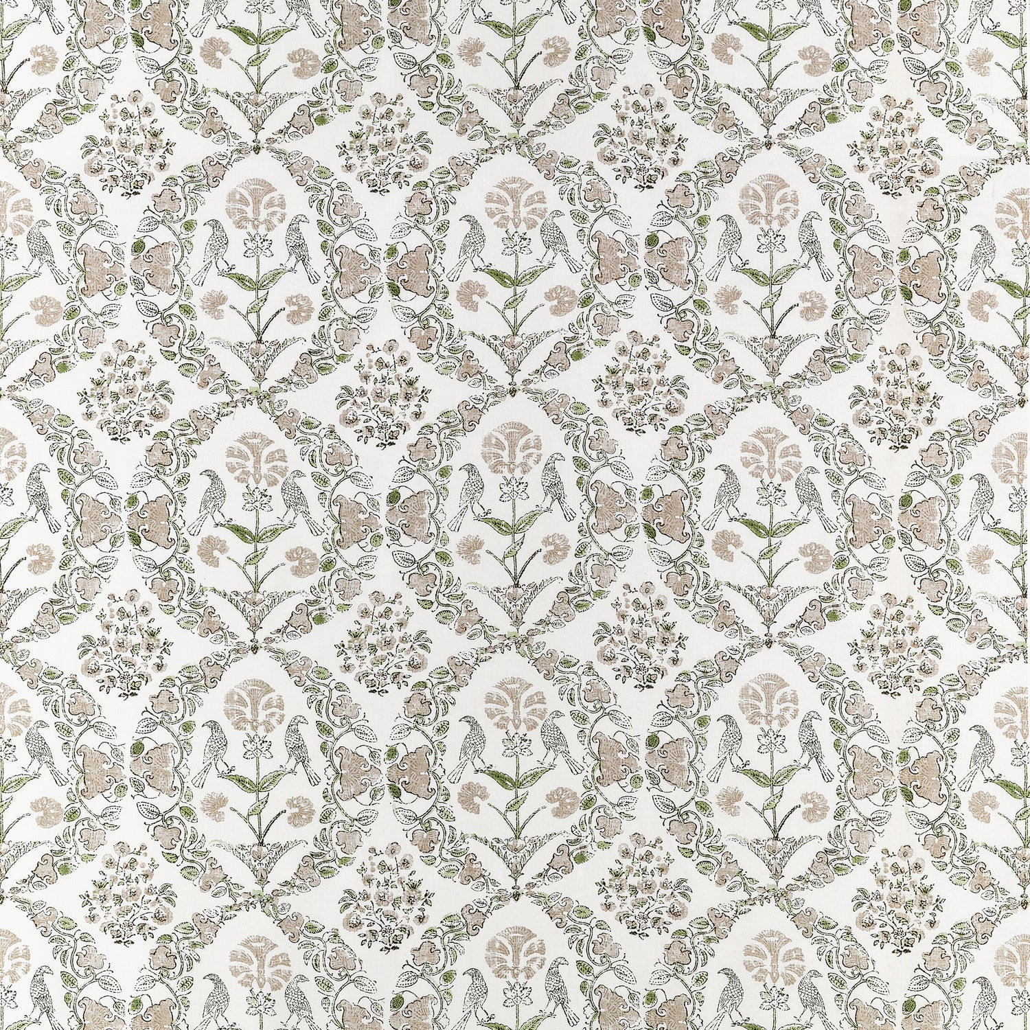 Paloma fabric in beige color - pattern number AF10738 - by Anna French in the Clermont collection
