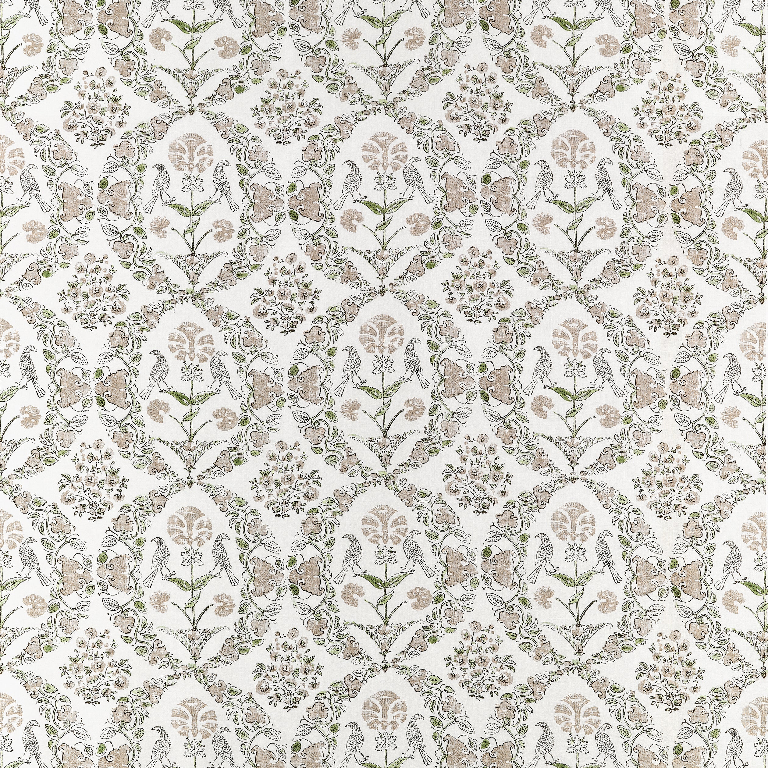 Paloma fabric in beige color - pattern number AF10738 - by Anna French in the Clermont collection