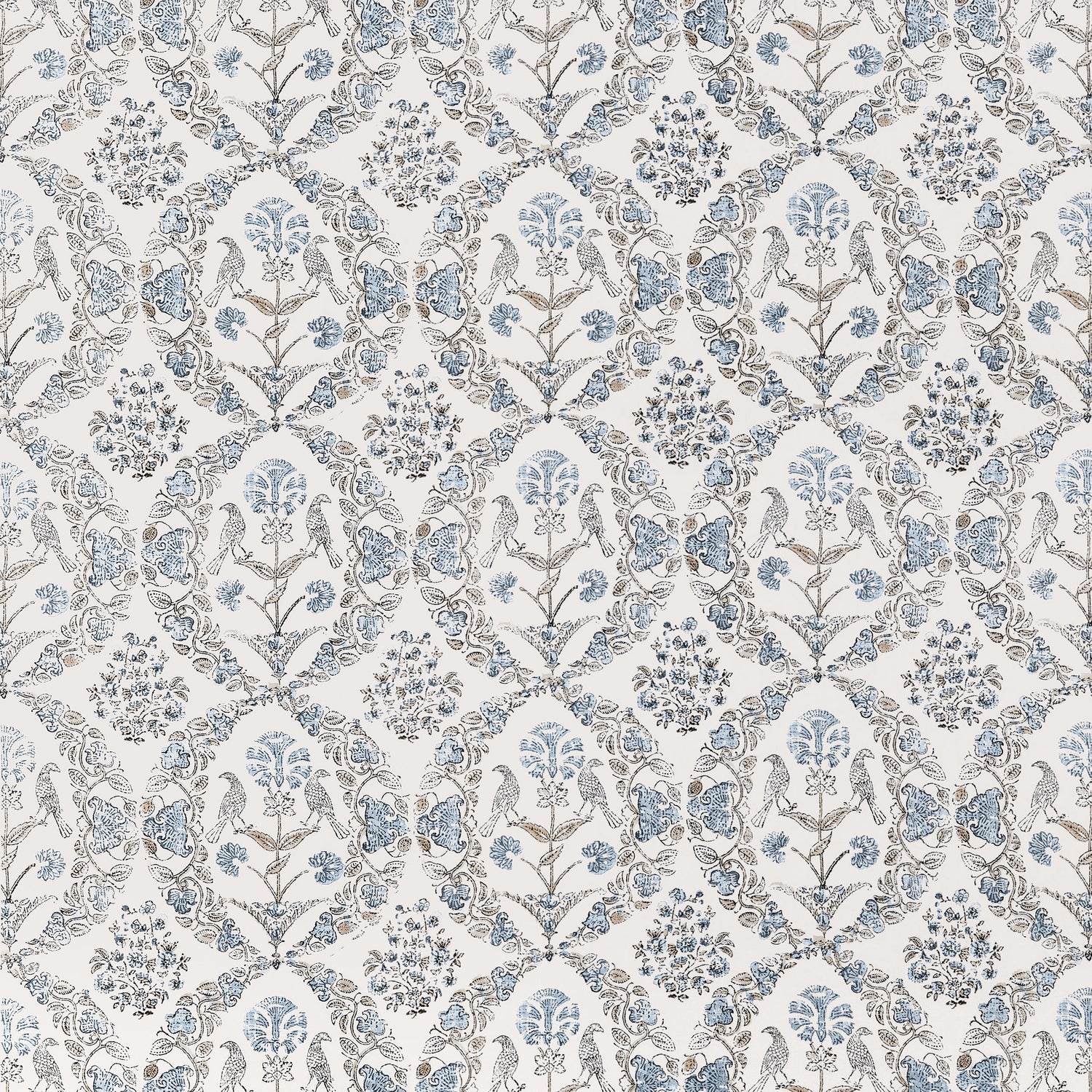 Paloma fabric in spa blue color - pattern number AF10739 - by Anna French in the Clermont collection