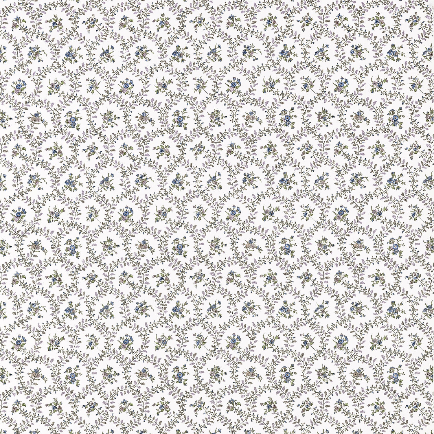 Juliette Trail fabric in lavender and blue color - pattern number AF10766 - by Anna French in the Clermont collection