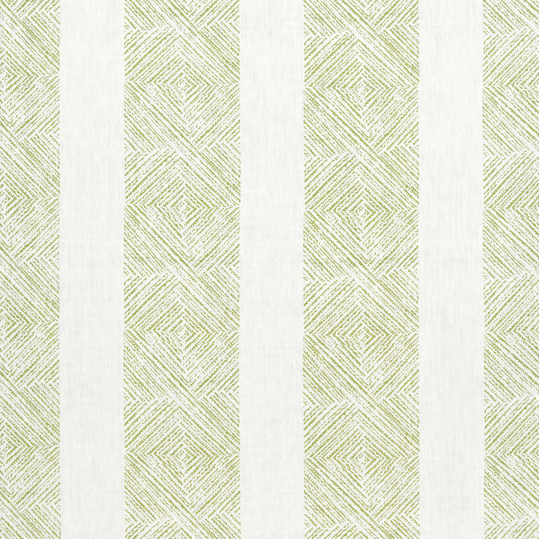 Clipperton Stripe fabric in green color - pattern number AF15125 - by Anna French in the Antilles collection