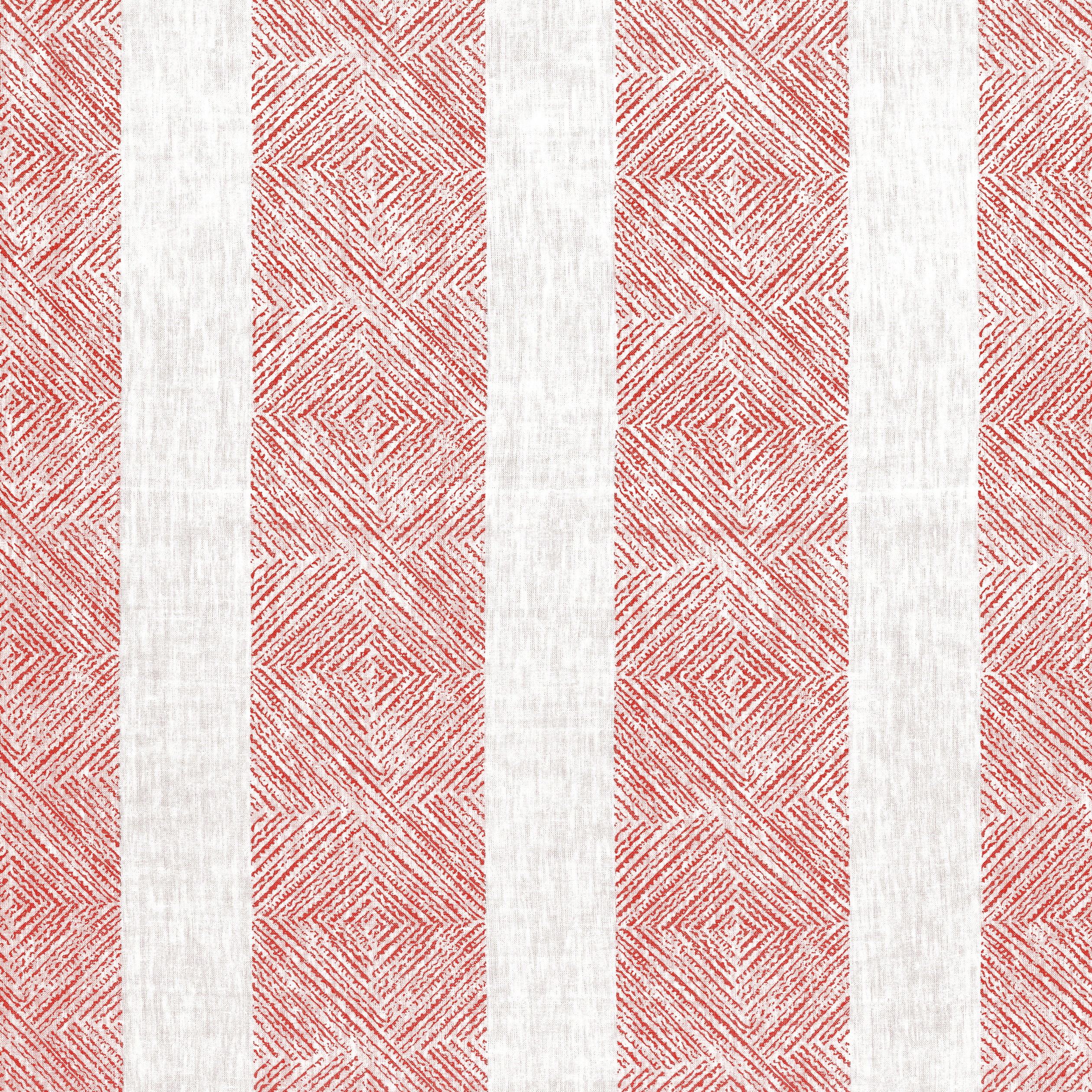 Clipperton Stripe fabric in red color - pattern number AF15126 - by Anna French in the Antilles collection