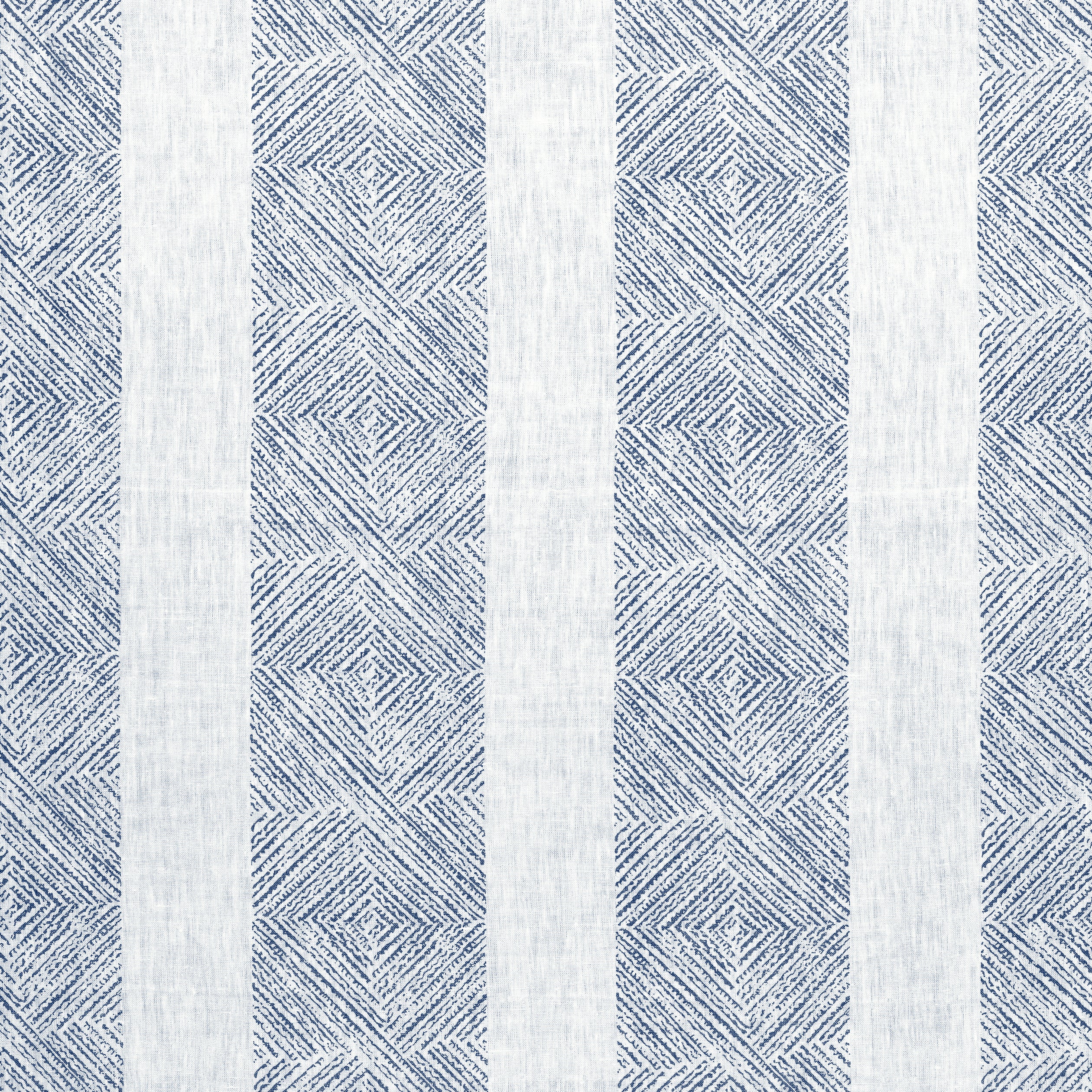 Clipperton Stripe fabric in navy color - pattern number AF15128 - by Anna French in the Antilles collection