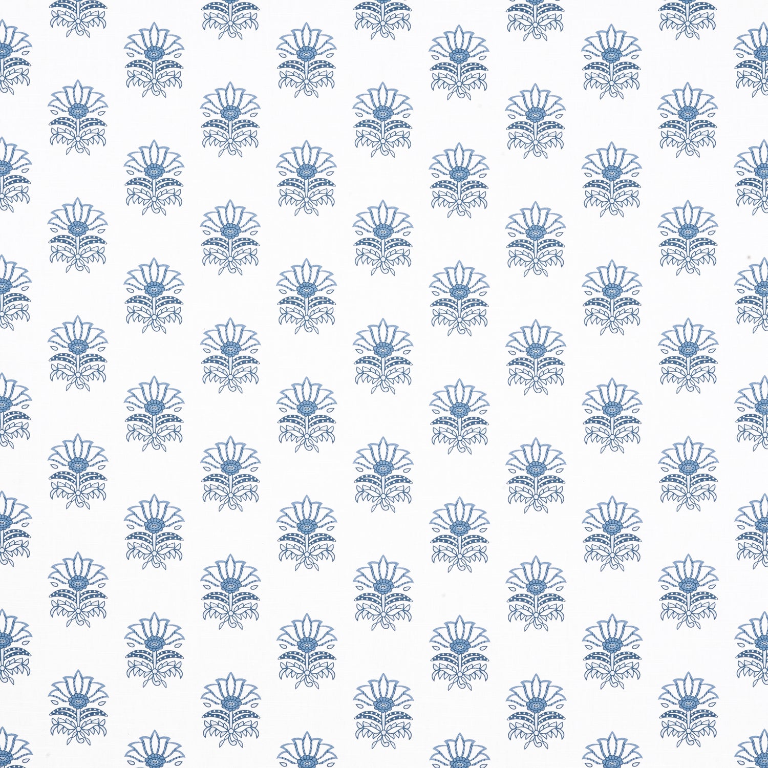 Milford fabric in blue color - pattern number AF15157 - by Anna French in the Antilles collection
