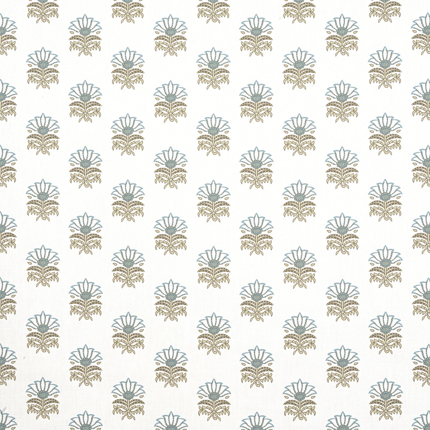 Milford fabric in spa blue color - pattern number AF15159 - by Anna French in the Antilles collection