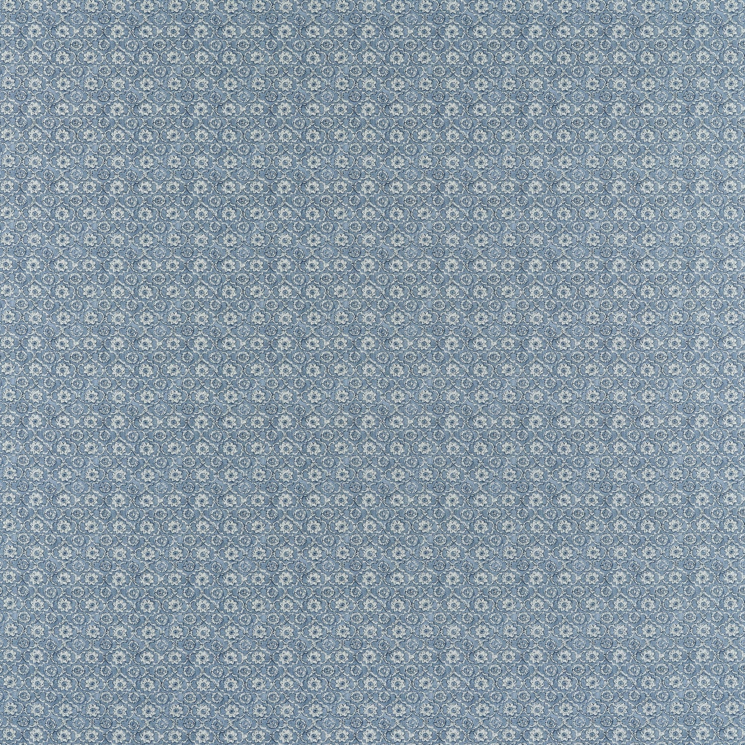 Holly Trellis Blue Fabric