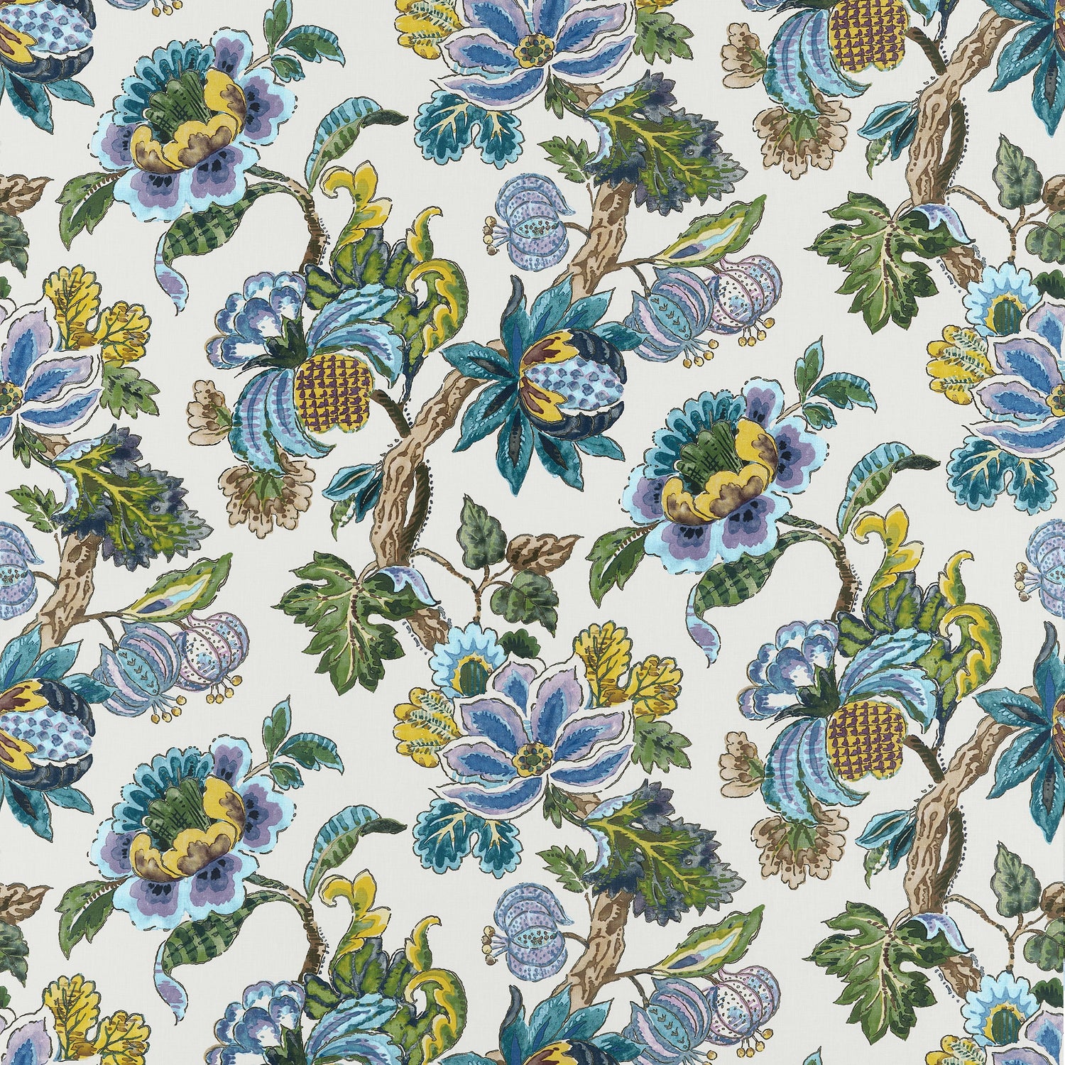Stockbridge Lavender and Blue Fabric