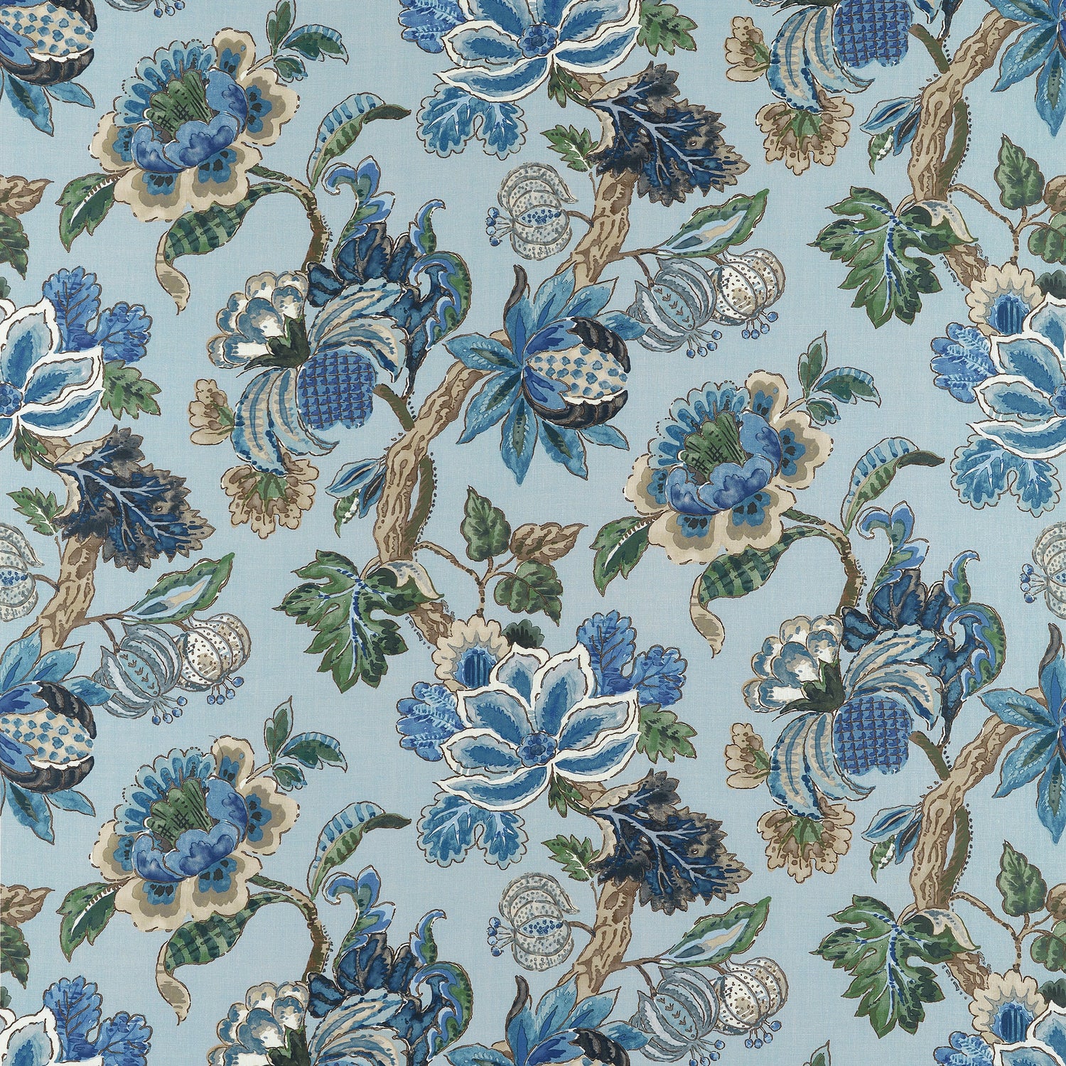 Stockbridge Blue Fabric