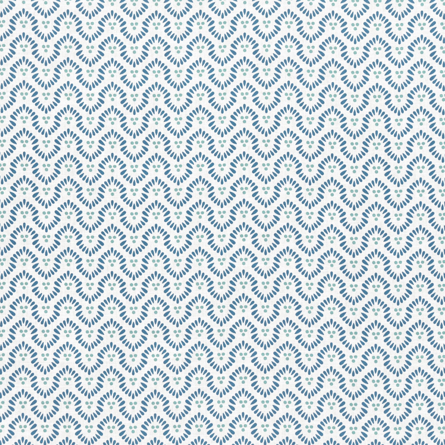 Wynford fabric in navy on white color - pattern number AF23146 - by Anna French in the Willow Tree collection