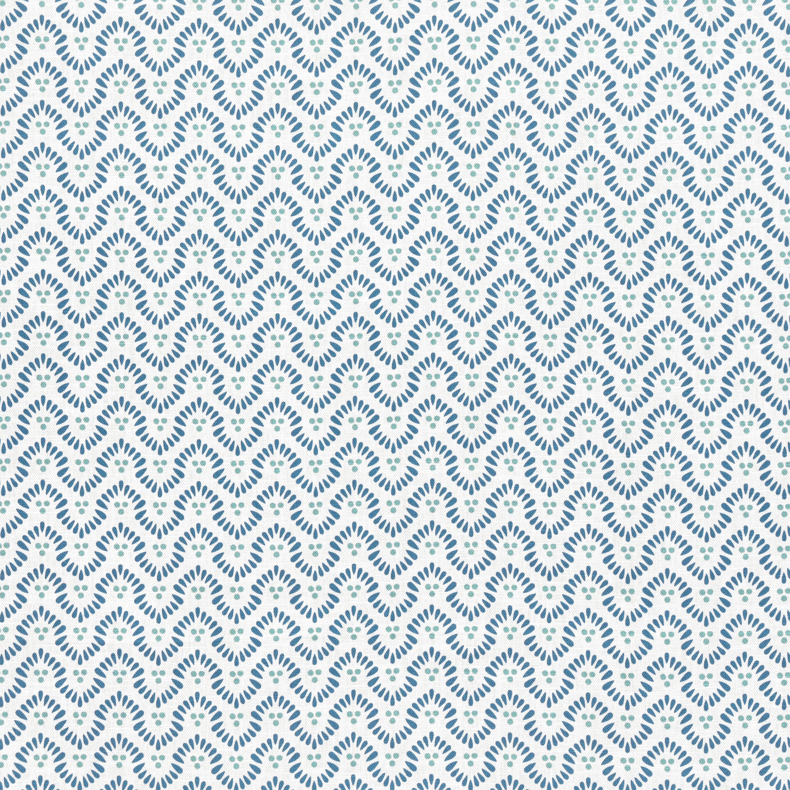 Wynford fabric in navy on white color - pattern number AF23146 - by Anna French in the Willow Tree collection